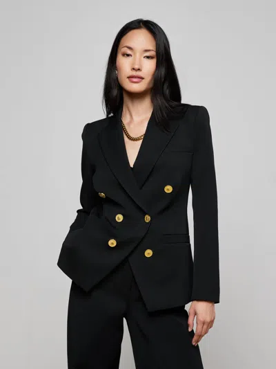 L'agence Cambrie Oversized Blazer In Multi