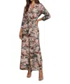 L'agence Cameron Silk Shirt Dress In Tan Multi Western Toile In Neutral