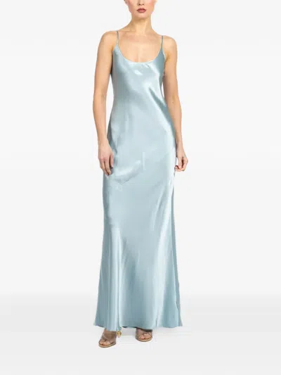 L'agence Camisole Gown In Blue