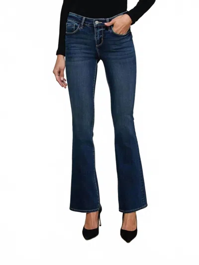 L'agence Cara Low-rise Bootcut Jean In Roxbury In Blue