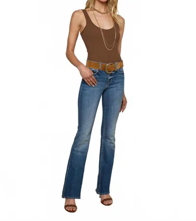 L'agence Cara Low-rise Bootcut Jeans In Alvarez In Blue