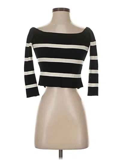 Pre-owned L'agence Cardigan Sweater In Black
