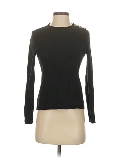 Pre-owned L'agence Cardigan Sweater In Black