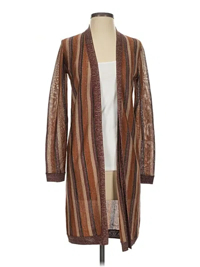 Pre-owned L'agence Cardigan Sweater In Brown