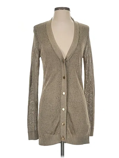 Pre-owned L'agence Cardigan Sweater In Gray