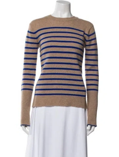Pre-owned L'agence Cashmere Striped Sweater In Multi