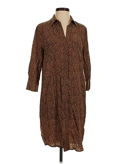 Pre-owned L'agence Casual Dress In Brown