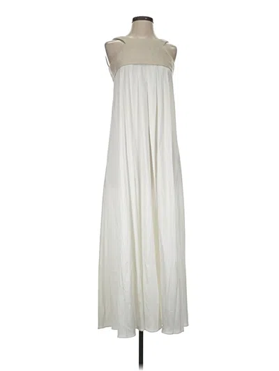 Pre-owned L'agence Casual Dress In White