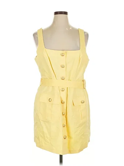 Pre-owned L'agence Casual Dress In Yellow