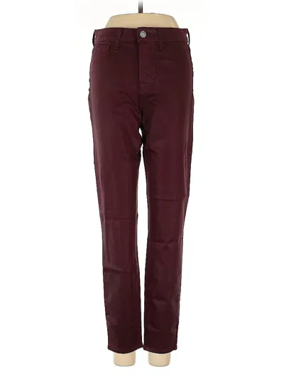 Pre-owned L'agence Casual Pants In Burgundy