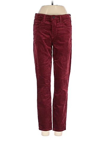 Pre-owned L'agence Casual Pants In Burgundy