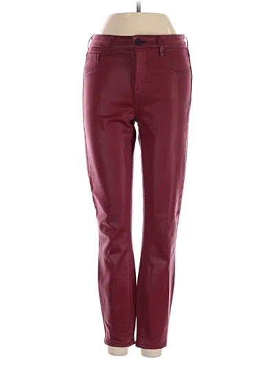 Pre-owned L'agence Casual Pants In Burgundy