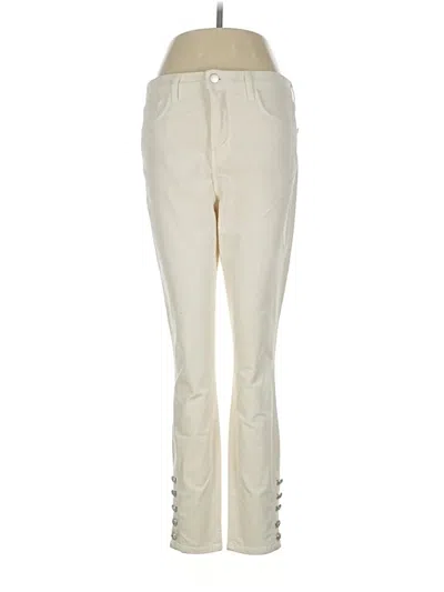 Pre-owned L'agence Casual Pants In Ivory