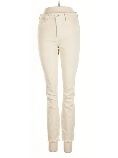 Pre-owned L'agence Casual Pants In White