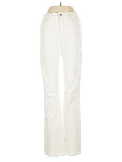 Pre-owned L'agence Casual Pants In White
