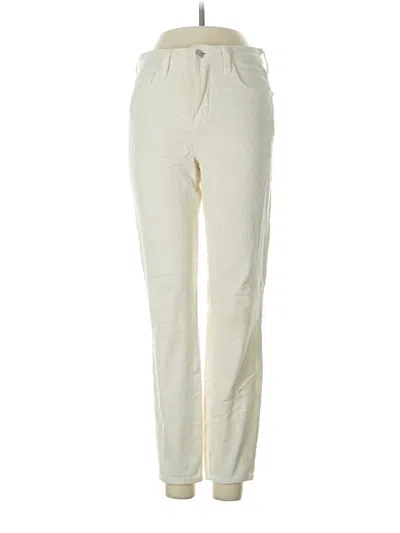 Pre-owned L'agence Casual Pants In White