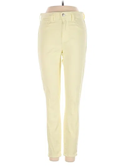 Pre-owned L'agence Casual Pants In Yellow