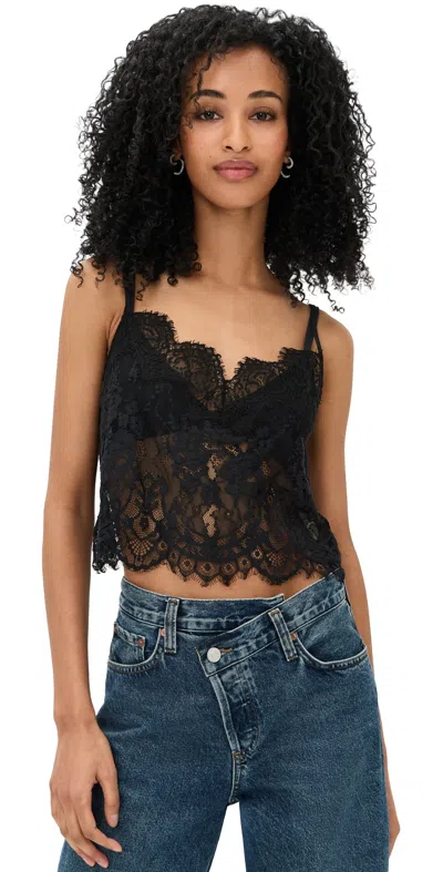 L'agence Caylee Lace Cami Black