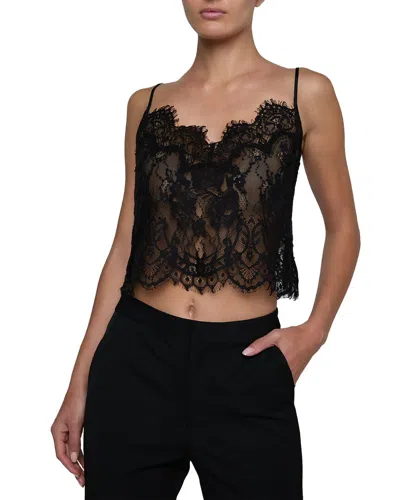 L'agence Caylee Tank Top In Black