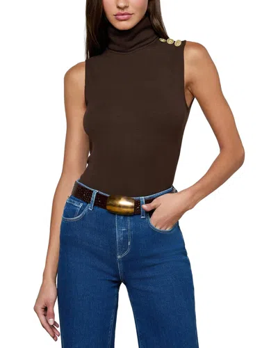 L'agence Ceci Fashion Top In Brown