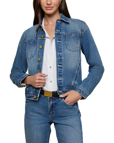 L'agence Celine Slim Jacket In Blue