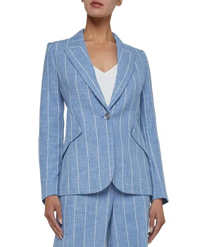 L'agence Chamberlain Blazer In Blue