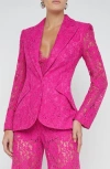 L'agence Chamberlain Lace Blazer In Pink