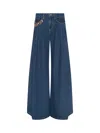 L'agence Chayse Wide-leg Jean In Blue