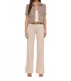 L'agence Chita Jacket In Rainbow Tweed In Brown