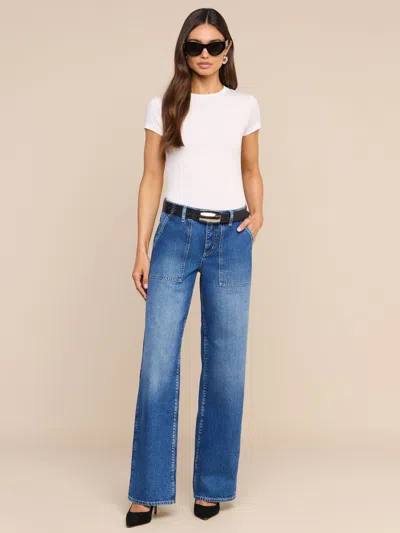L'agence Christel Wide-leg Jean In White