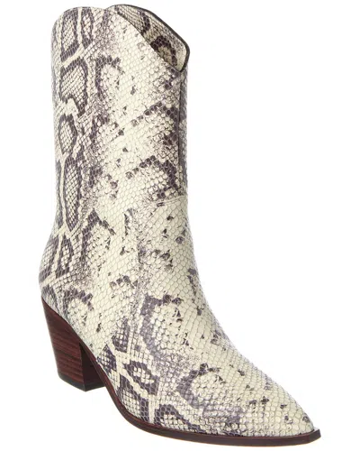 L'AGENCE L'AGENCE CLAUDE WESTERN CROC SNAKE BOOT