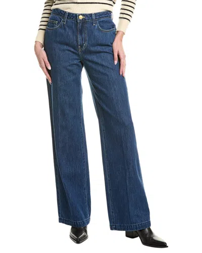 L'agence Clayton High-rise Wide Leg Jean In Blue