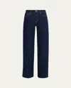 L'agence Clayton High Rise Wide-leg Jeans In Blue