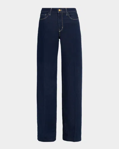 L'AGENCE CLAYTON HIGH RISE WIDE-LEG JEANS