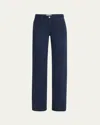 L'agence Clayton High Rise Wide-leg Jeans In Blue