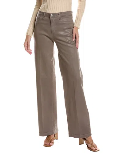 L'agence Clayton High-rise Wide Leg Jean In Brown