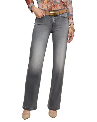 L'agence Clayton High-rise Wide Leg Jean In Black