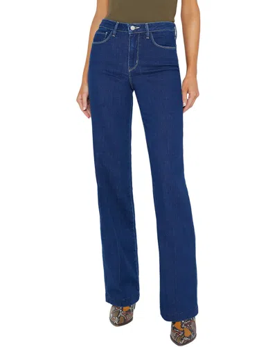 L'agence Clayton High-rise Wide Leg Pant In Blue