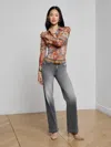 L'agence Clayton Wide-leg Jean In Gray