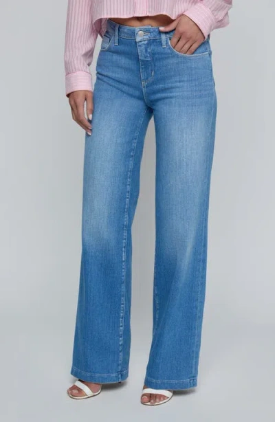 L'agence Clayton Wide Leg Jeans In Multi