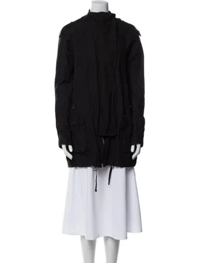 Pre-owned L'agence Coat In Black