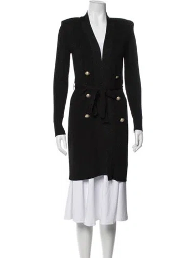 Pre-owned L'agence Coat In Black