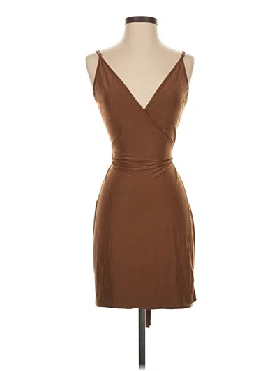 Pre-owned L'agence Cocktail Dress In Brown