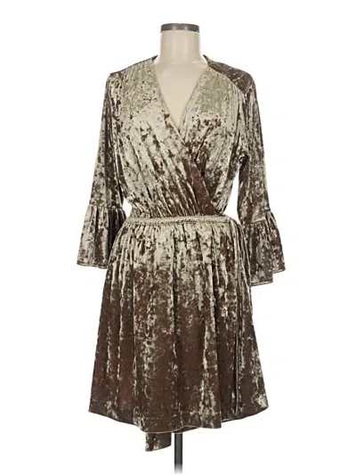 Pre-owned L'agence Cocktail Dress In Brown