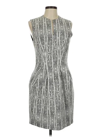 Pre-owned L'agence Cocktail Dress In Gray