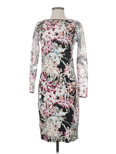 Pre-owned L'agence Cocktail Dress In Silver