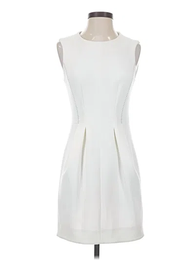 Pre-owned L'agence Cocktail Dress In White