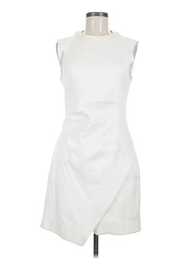 Pre-owned L'agence Cocktail Dress In White