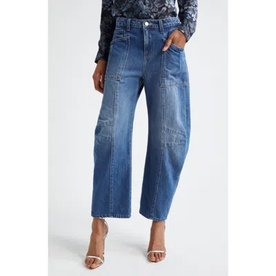 L'agence Cody High Waist Rodeo Jeans In Brown