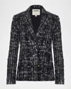 L'agence Tweed Sequinned Colin Blazer